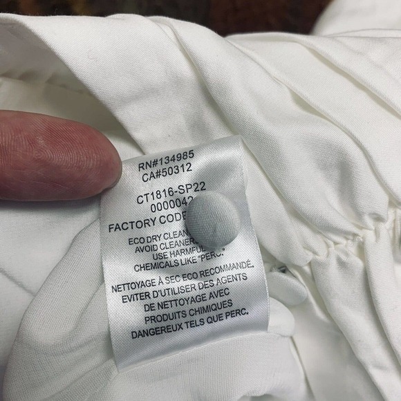 For Love And Lemons Jessie Crop Top in White Womens Size Small NWT $145 - Picture 16 of 16